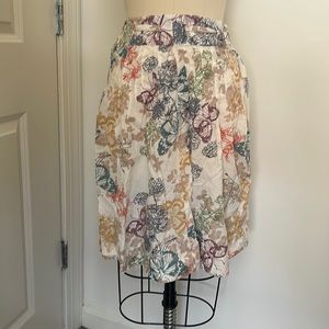 Vintage floral skirt